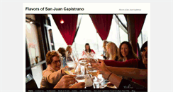 Desktop Screenshot of flavorsofsanjuancapistrano.com